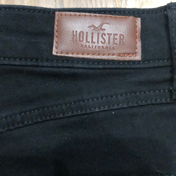 high-rise super skinny black stretch jeans - Picture 3 of 5